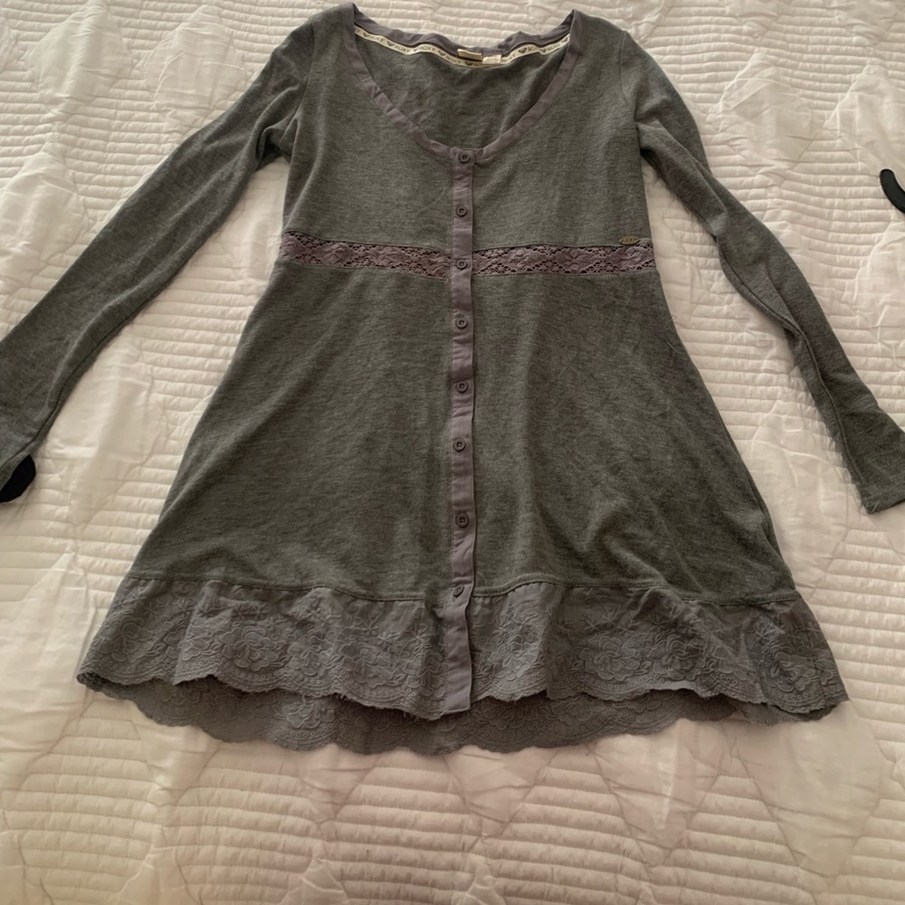 all gray sweater dress